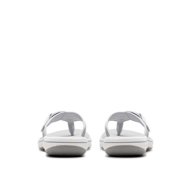Clarks Women White Casual Slippers (SKU: 161-1618-16-4)