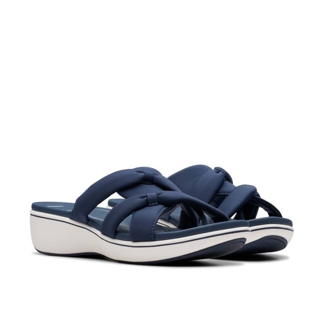 Clarks Women Blue-navy Casual Slippers (SKU: 161-1619-17-5)