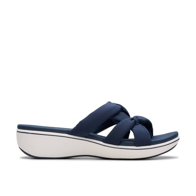 Clarks Women Blue-navy Casual Slippers