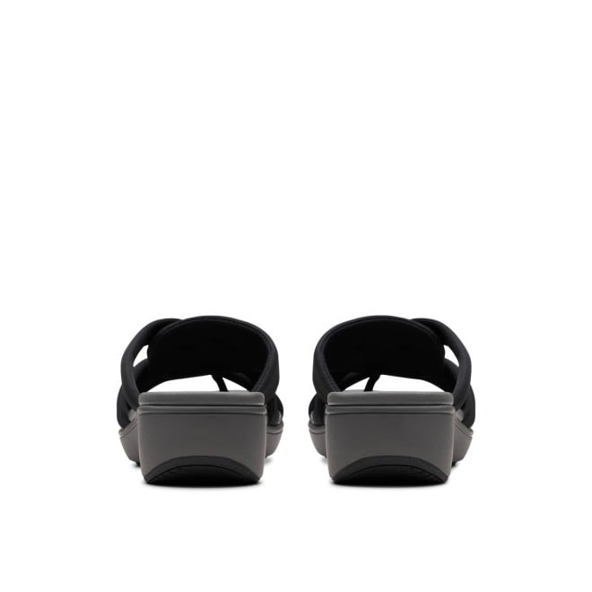 Clarks Women Black-grey Casual Slippers (SKU: 161-1619-94-5)