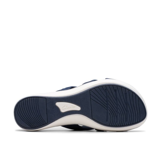 Clarks Women Blue-navy Casual Slippers (SKU: 161-1619-17-5)