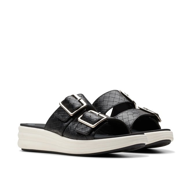 Clarks Women Black Casual Slippers (SKU: 161-1623-11-5)