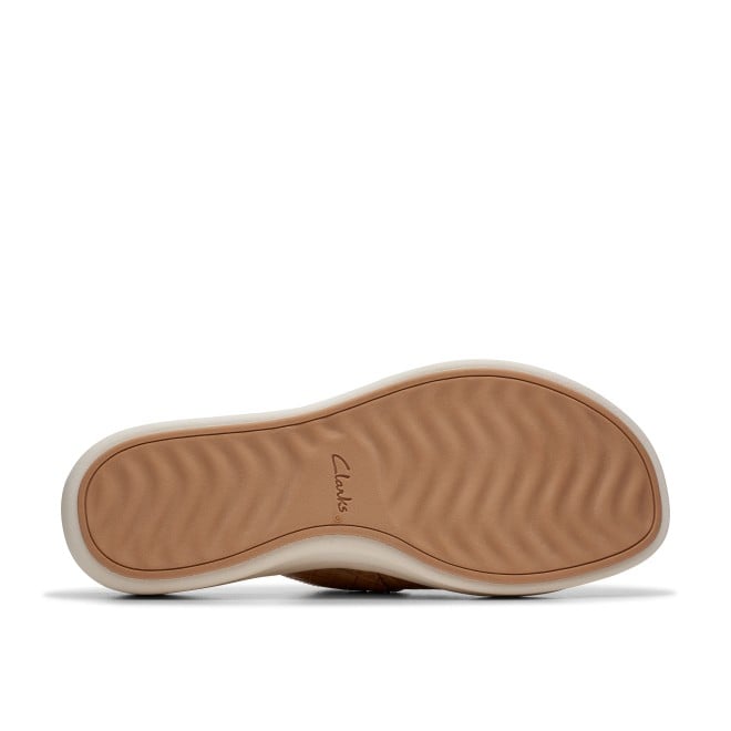 Clarks Women Beige Casual Slippers (SKU: 161-1623-20-5)