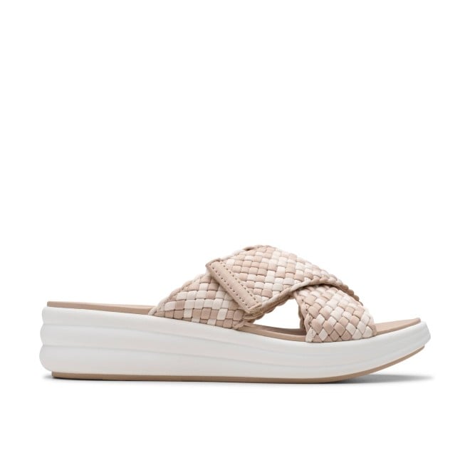 Clarks Women Light-brown Casual Slippers