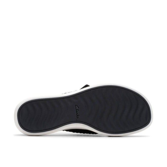 Clarks Women Black Casual Slippers (SKU: 161-1624-11-5)