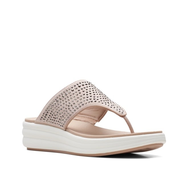 Clarks Women Light-pink Casual Slippers (SKU: 161-1625-78-3)