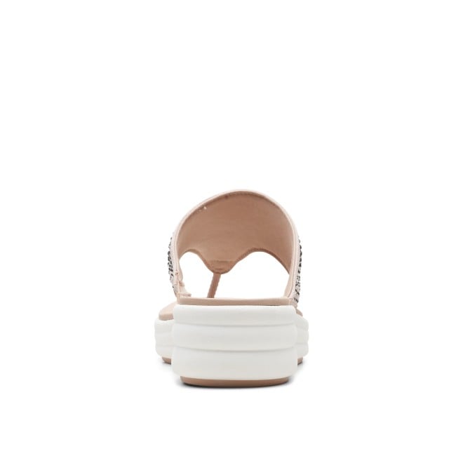 Clarks Women Light-pink Casual Slippers (SKU: 161-1625-78-3)