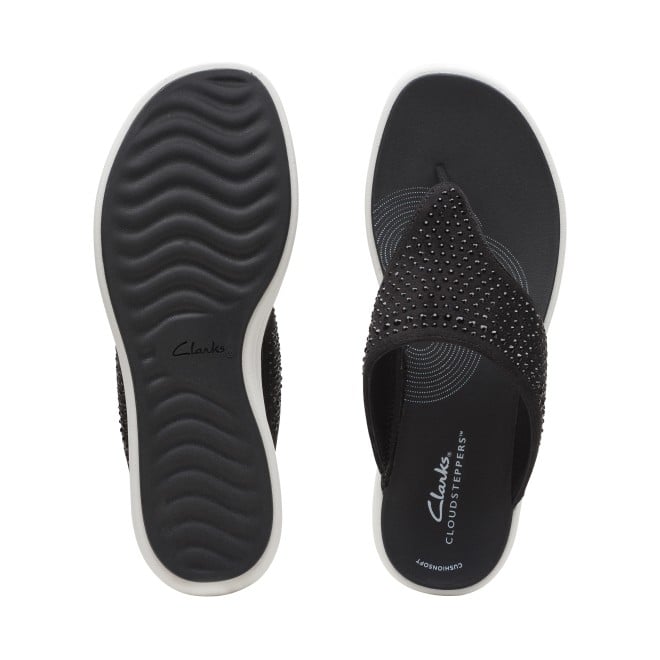 Clarks Women Black Casual Slippers (SKU: 161-1625-11-3)