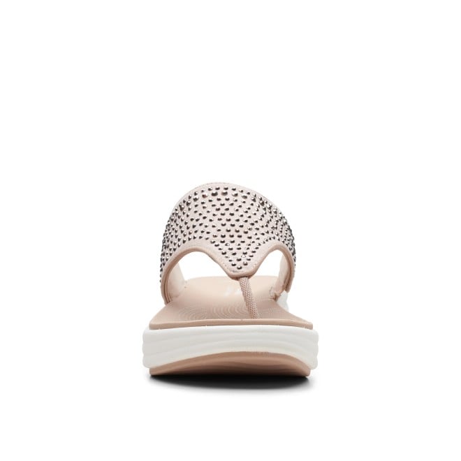 Clarks Women Light-pink Casual Slippers (SKU: 161-1625-78-3)