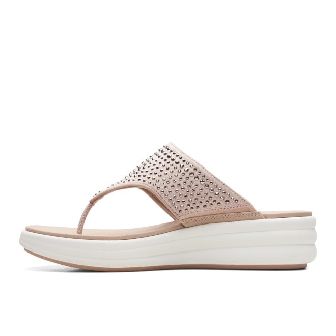 Clarks Women Light-pink Casual Slippers (SKU: 161-1625-78-3)