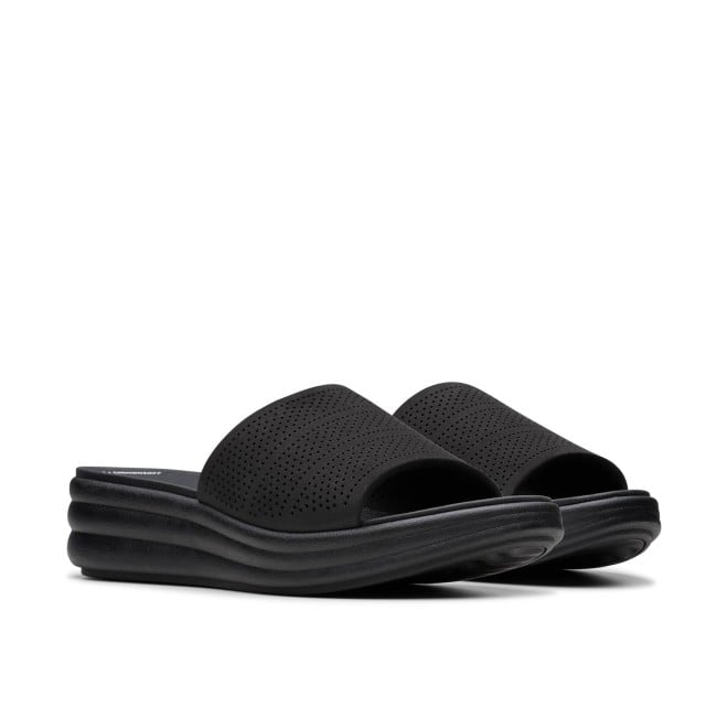 Clarks Women Black Casual Slippers (SKU: 161-1626-11-5)