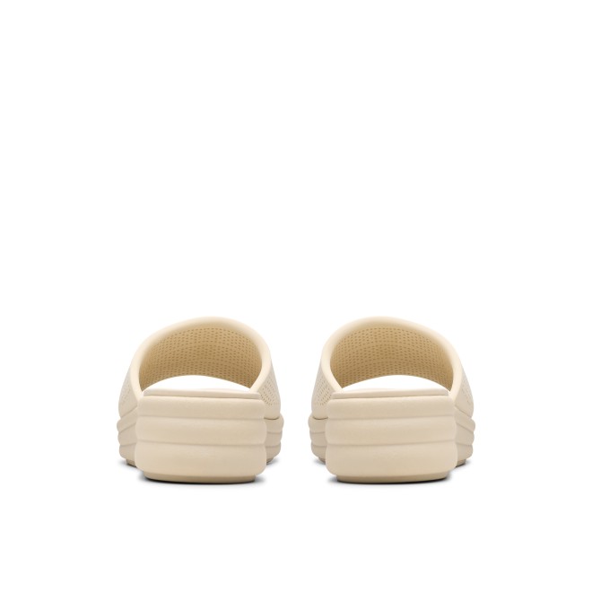 Clarks Women Off-white Casual Slip Ons (SKU: 161-1626-66-5)