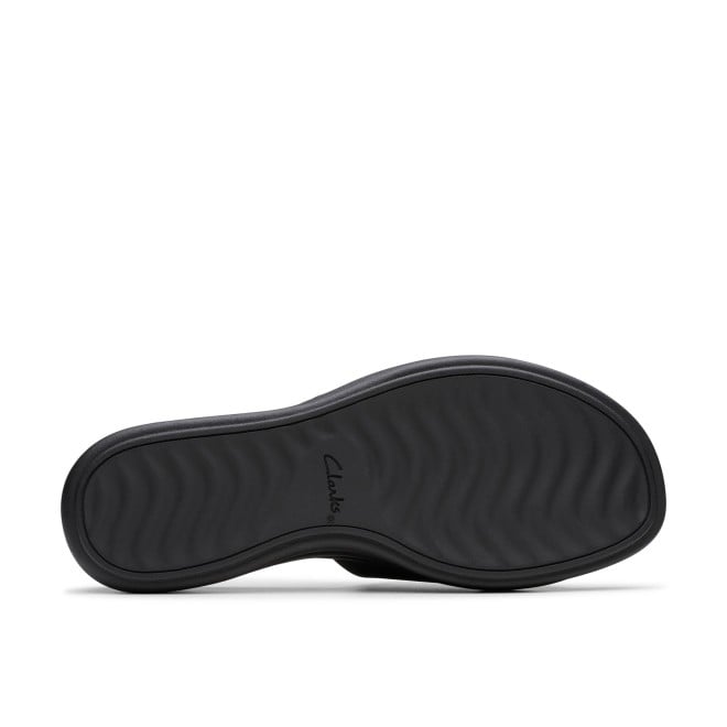 Clarks Women Black Casual Slippers (SKU: 161-1626-11-5)
