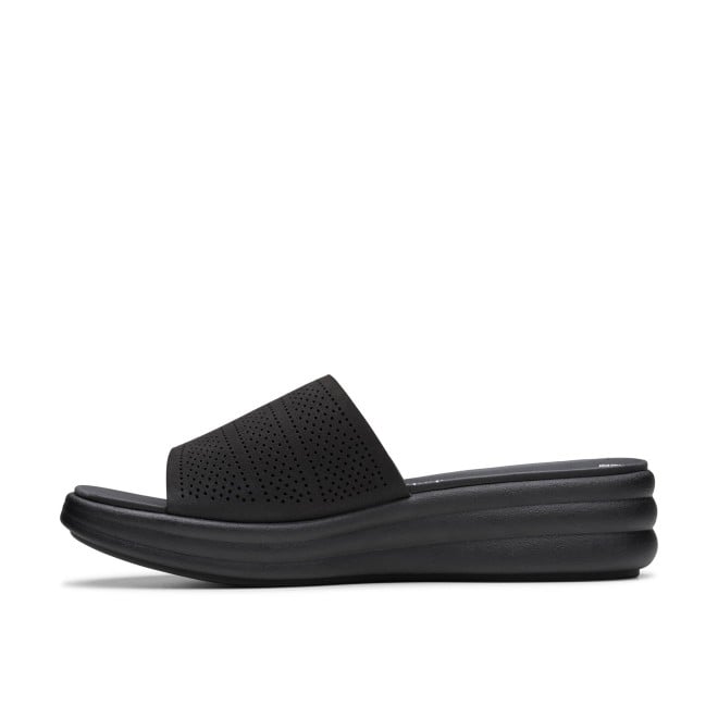 Clarks Women Black Casual Slippers (SKU: 161-1626-11-5)