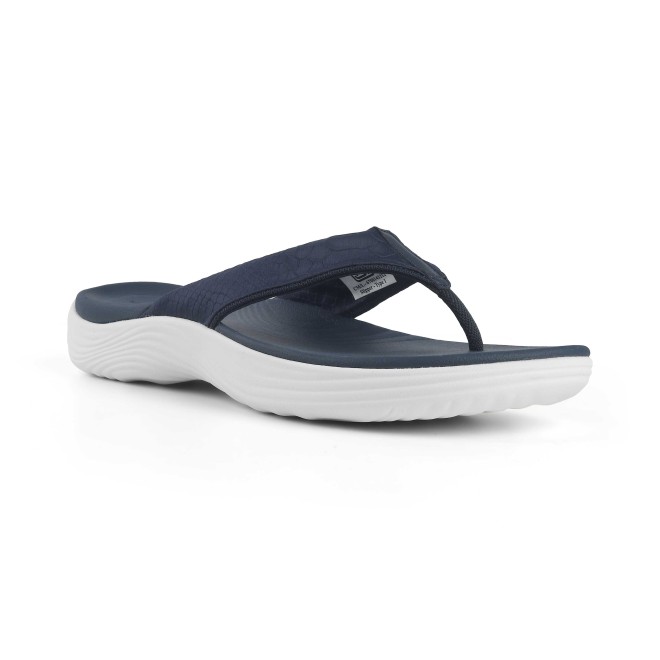 Clarks Women Blue-navy Casual Slippers (SKU: 161-1627-17-3)