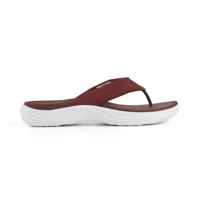 Clarks Women Maroon Casual Slippers