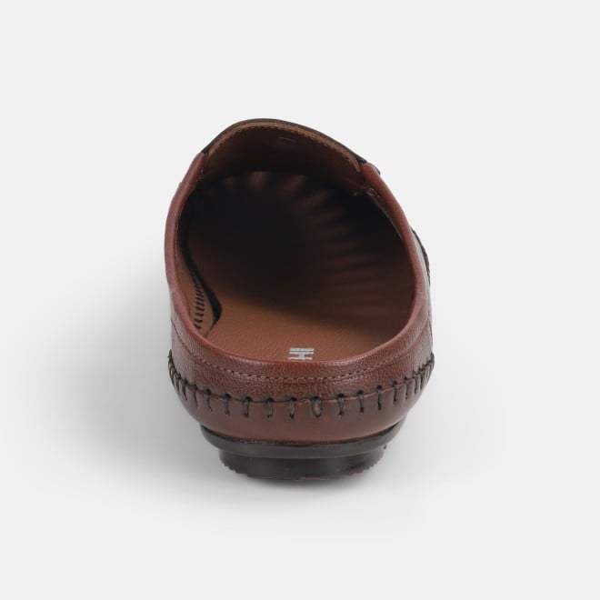 Mochi Men Brown Ethnic Slip Ons (SKU: 18-1004-12-39)