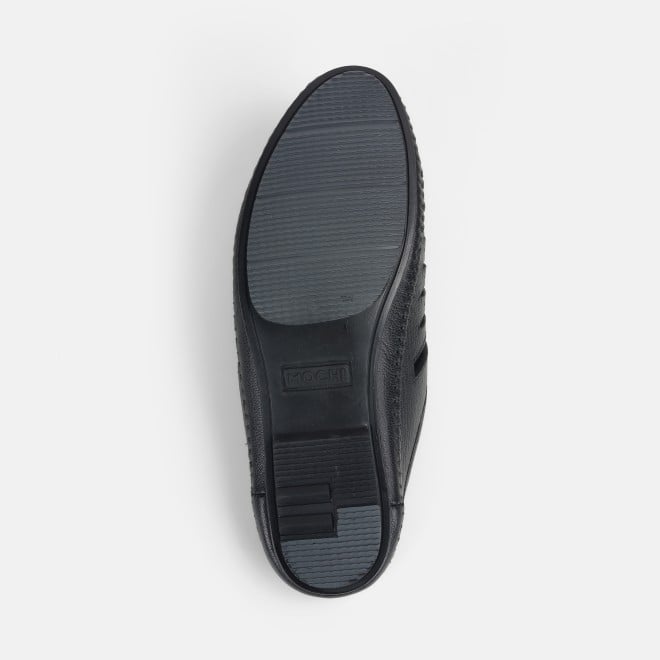 Mochi Men Black Ethnic Slip Ons (SKU: 18-1004-11-40)