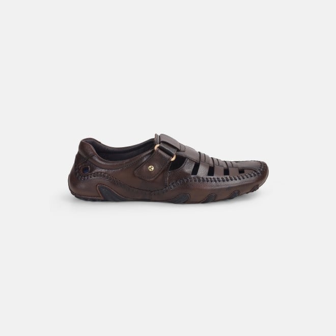 Mochi Men Brown Casual Sandals (SKU: 18-1005-12-39)