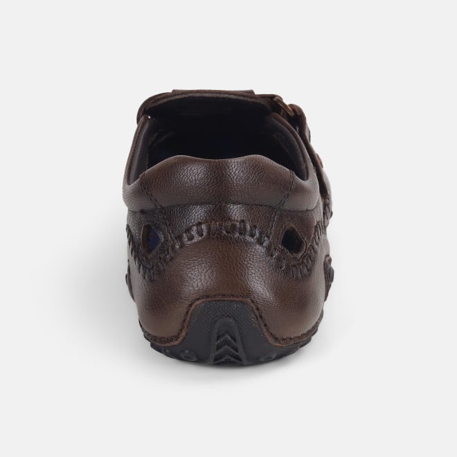 Mochi Men Brown Casual Sandals (SKU: 18-1005-12-39)