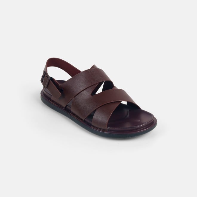 Mochi Men Wine Casual Sandals