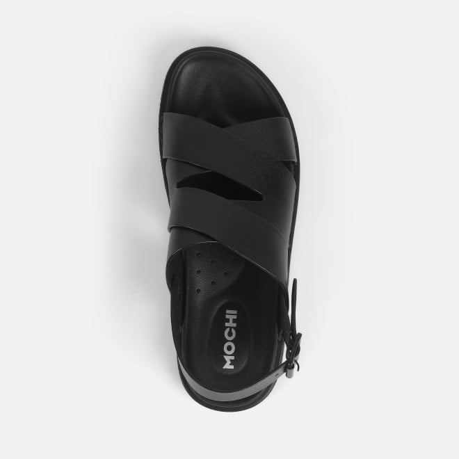 Mochi Men Black Casual Sandals (SKU: 18-1024-11-40)