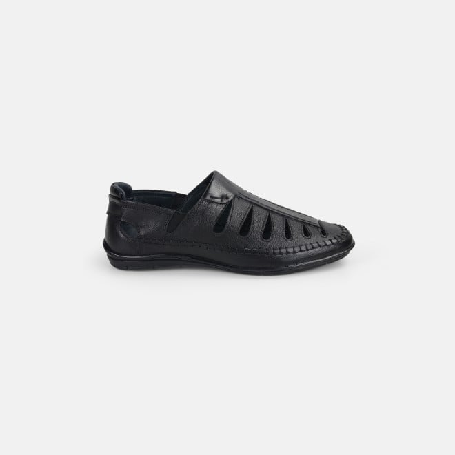 Mochi Men Black Ethnic Sandals (SKU: 18-1038-11-41)