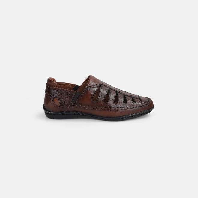 Mochi Men Tan Ethnic Sandals (SKU: 18-1038-23-40)