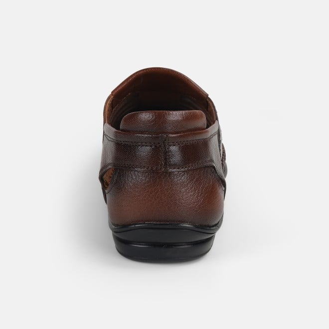 Mochi Men Tan Ethnic Sandals (SKU: 18-1038-23-40)