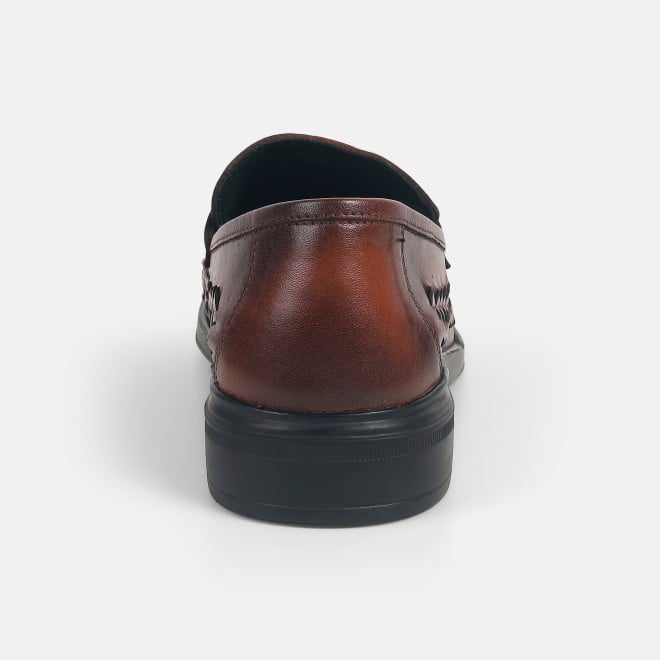 Mochi Men Tan Ethnic Loafers (SKU: 18-1045-23-40)