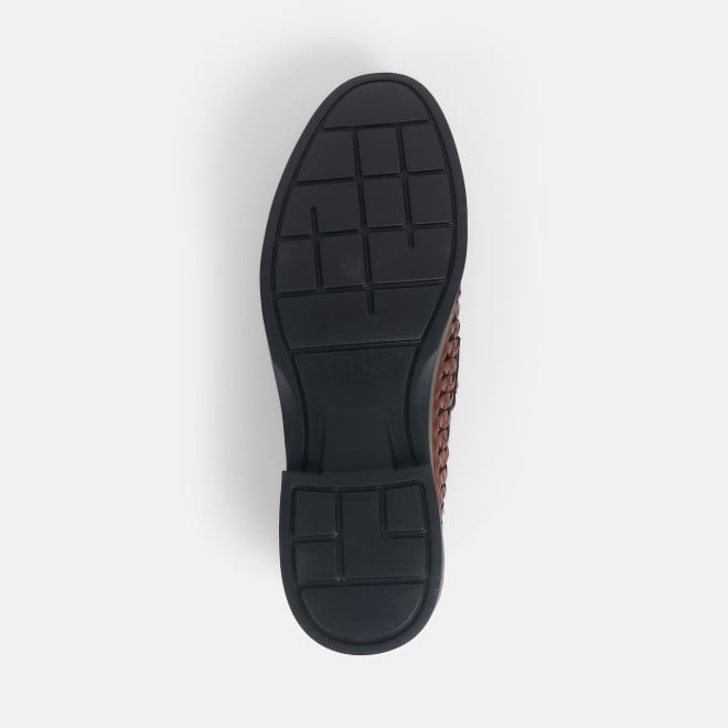 Mochi Men Tan Ethnic Loafers (SKU: 18-1045-23-40)