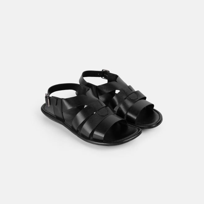 Mochi Men Black Casual Sandals (SKU: 18-1047-11-40)