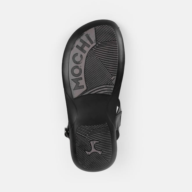 Mochi Men Black Casual Sandals (SKU: 18-1047-11-40)