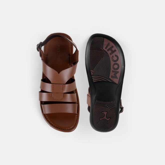 Mochi Men Tan Casual Sandals (SKU: 18-1047-23-40)