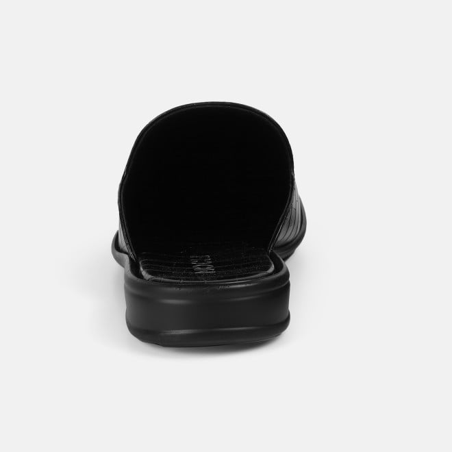 Mochi Men Black Ethnic Slip Ons (SKU: 18-1058-11-41)