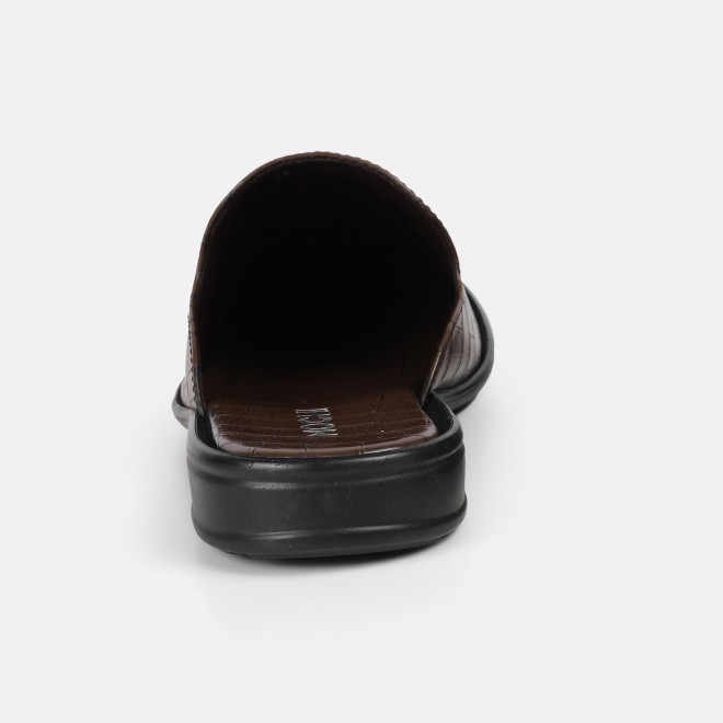 Mochi Men Brown Ethnic Slip Ons (SKU: 18-1058-12-42)