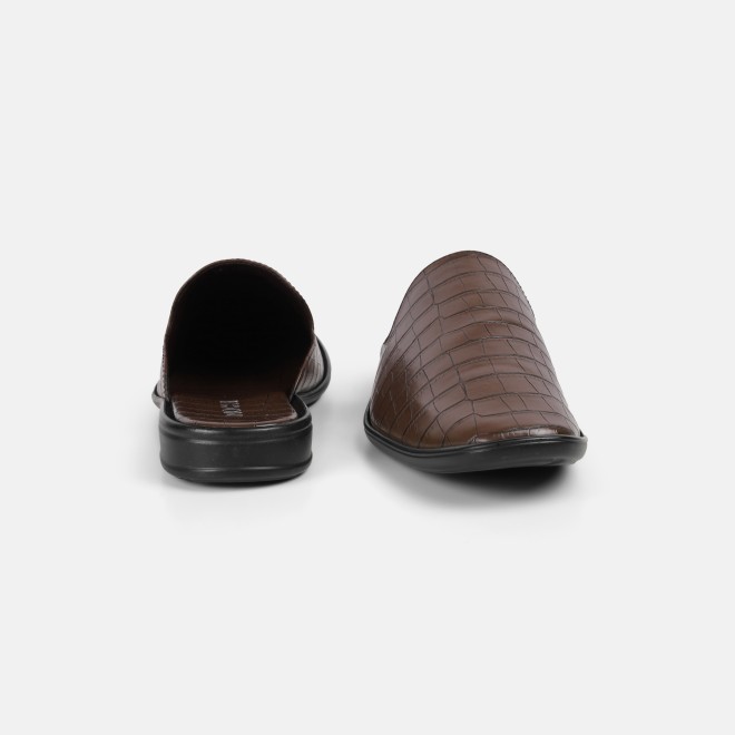 Mochi Men Brown Ethnic Slip Ons (SKU: 18-1058-12-42)