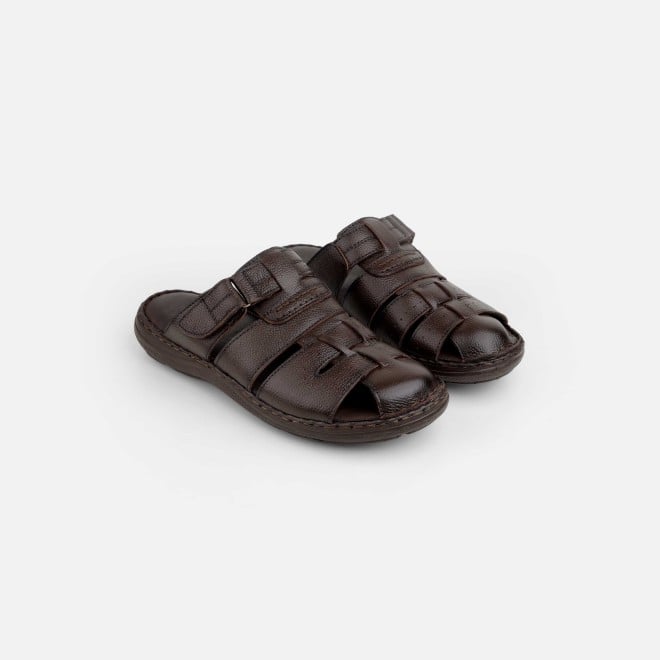 Mochi Men Brown Casual Slip Ons (SKU: 18-1083-12-40)