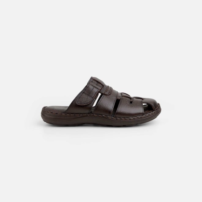 Mochi Men Brown Casual Slip Ons (SKU: 18-1083-12-40)