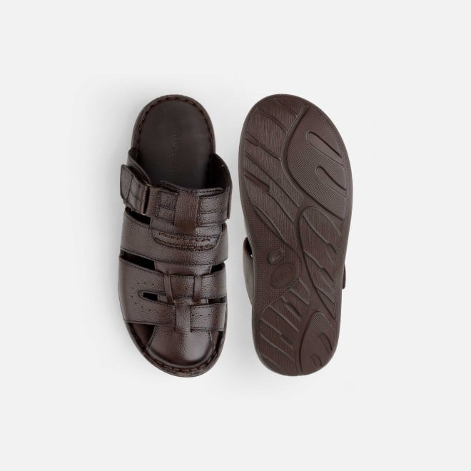 Mochi Men Brown Casual Slip Ons (SKU: 18-1083-12-40)