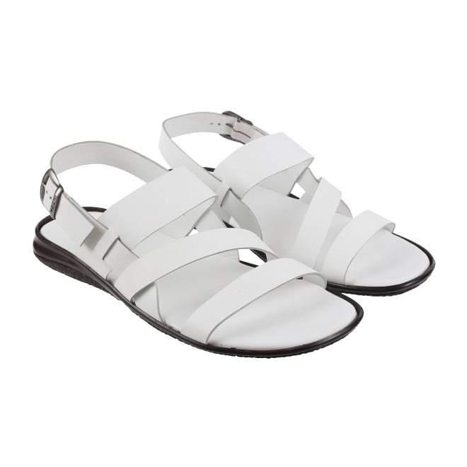 Mochi Men White Casual Sandals