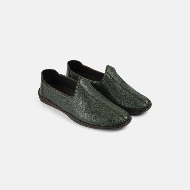 Mochi Men Olive Ethnic Jutis (SKU: 18-1106-49-41)