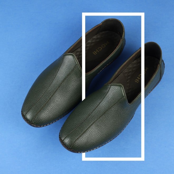 Mochi Men Olive Ethnic Jutis