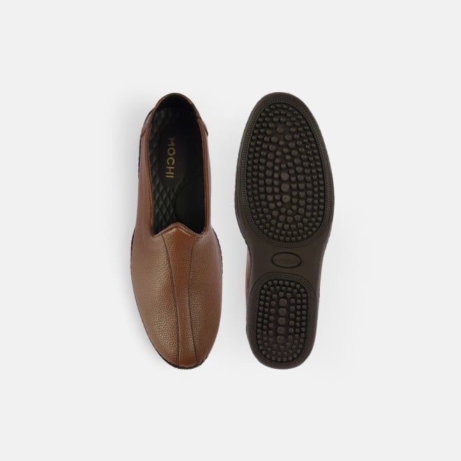 Mochi Men Tan Ethnic Jutis (SKU: 18-1106-23-40)
