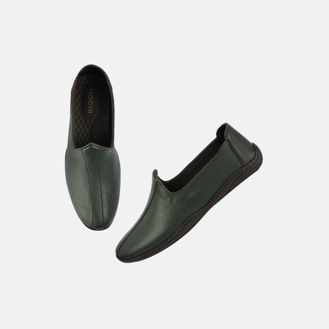 Mochi Men Olive Ethnic Jutis (SKU: 18-1106-49-41)