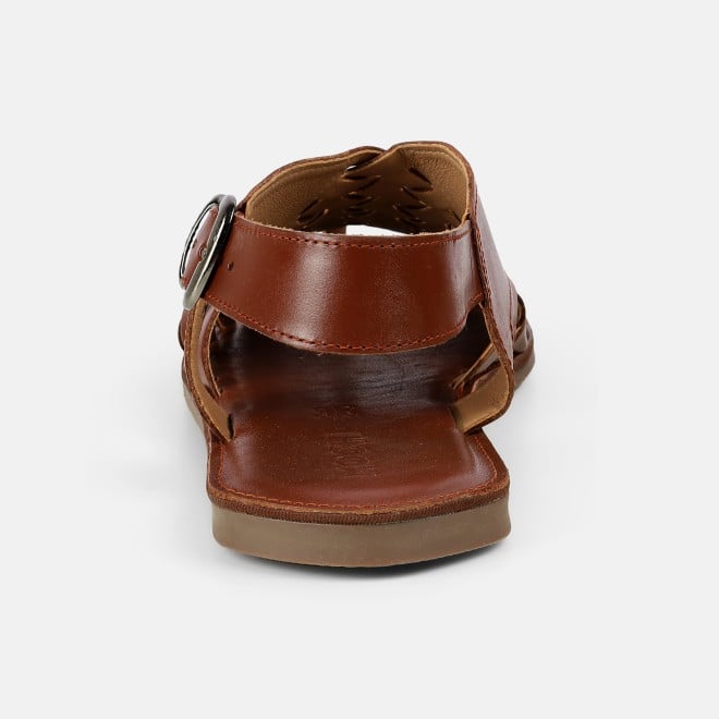 Mochi Men Tan Ethnic Sandals (SKU: 18-1122-23-41)