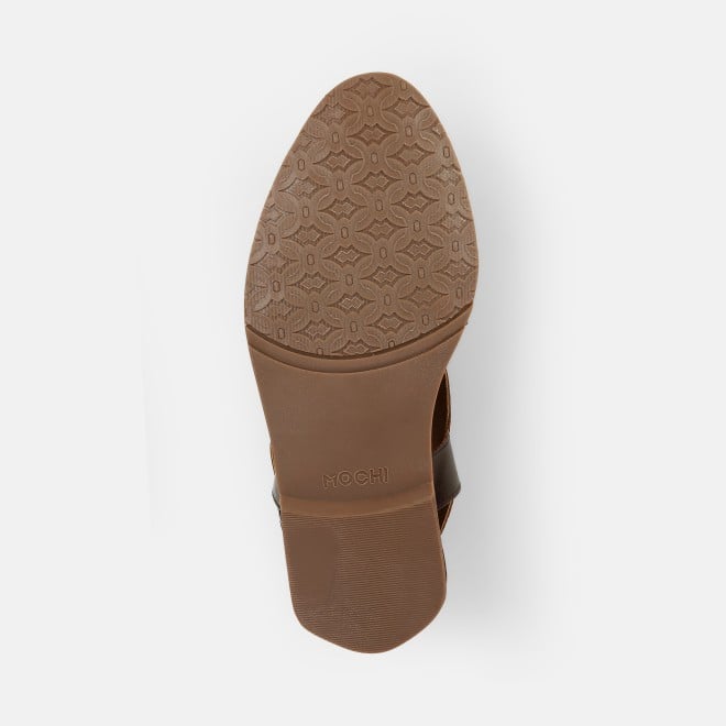 Mochi Men Brown Ethnic Sandals (SKU: 18-1122-12-43)