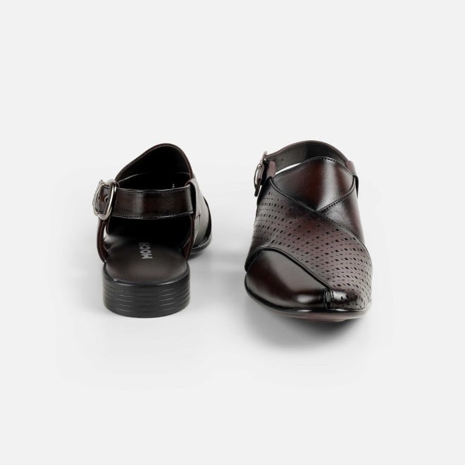 Mochi Men Brown Ethnic Pathanis (SKU: 18-1126-12-41)