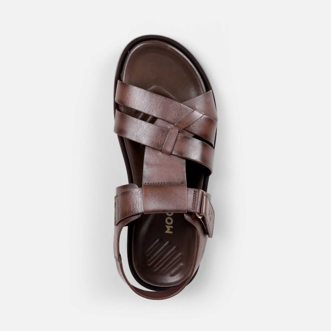 Mochi Men Brown Casual Sandals (SKU: 18-1127-12-41)