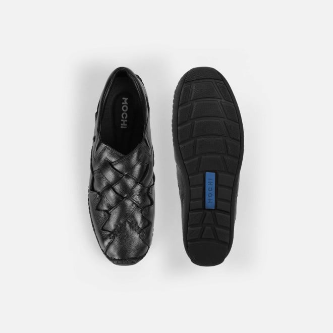 Mochi Men Black Ethnic Jutis (SKU: 18-1130-11-40)